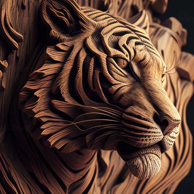 3D model tiger (STL)